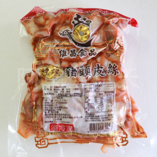 煙燻台灣豬頭皮 約600g±5%